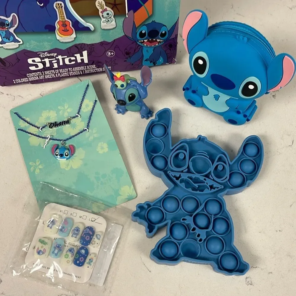 Anime Lilo & Stitch Silicone Crossbody Bag Cartoon Character